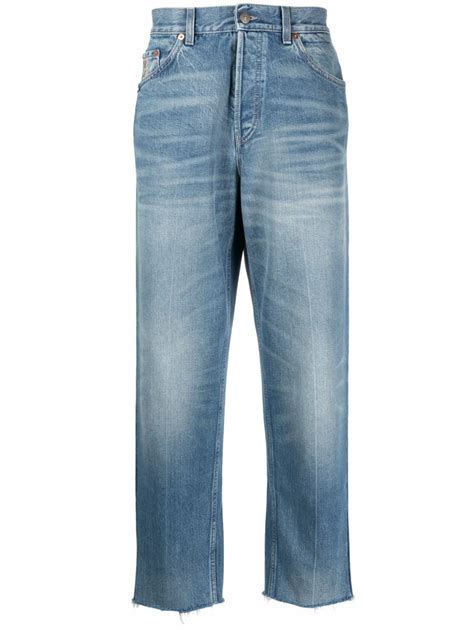 pantalone gucci argento|gucci denim jeans.